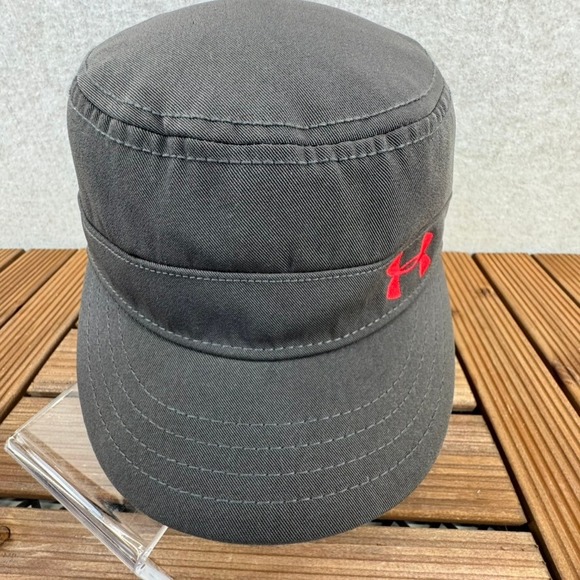 Under Armour Womens Dark Gray Military Style Baseball Cap OSFA - Picture 3 of 8